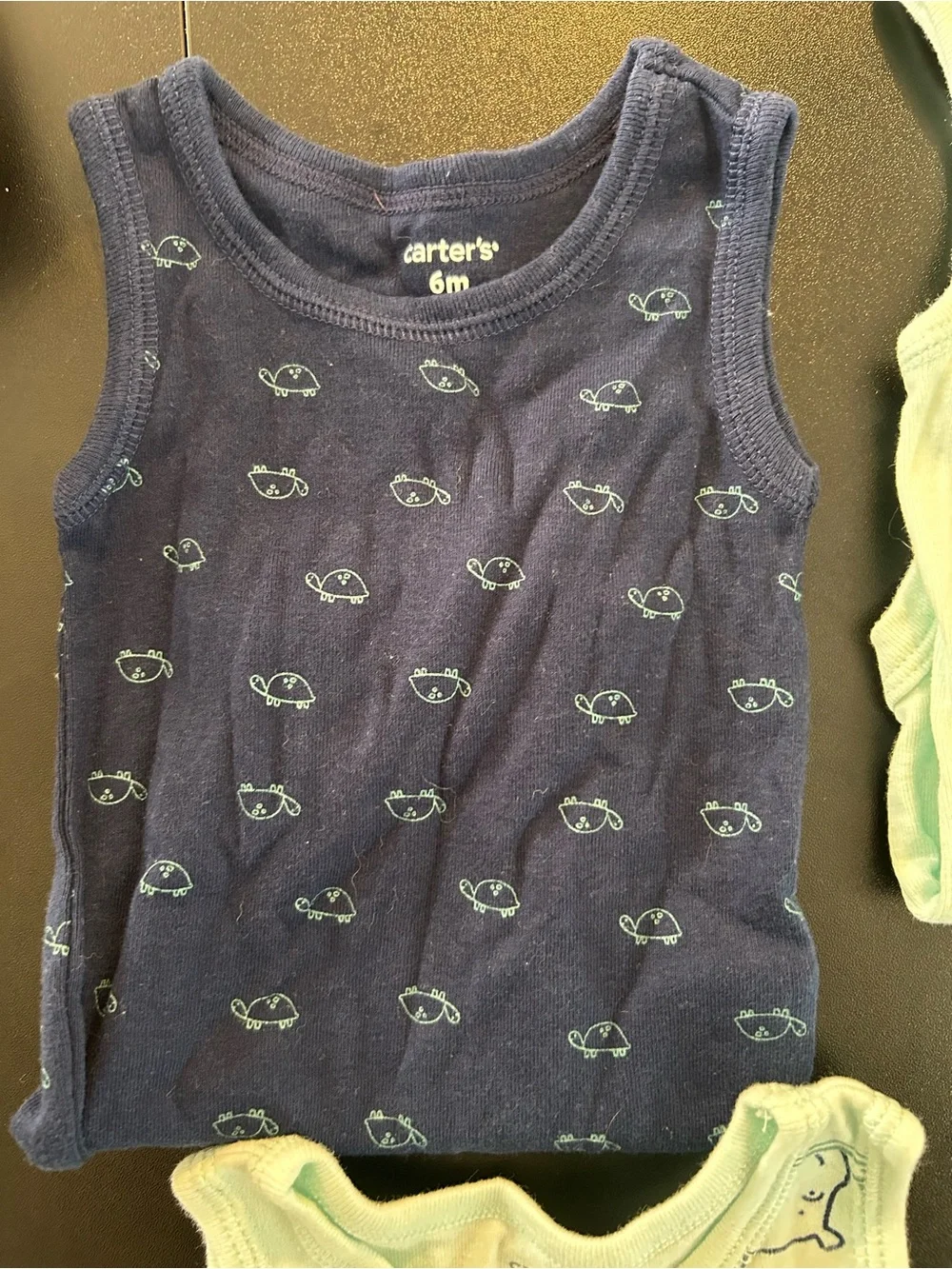 4 set carters onesies 6 months